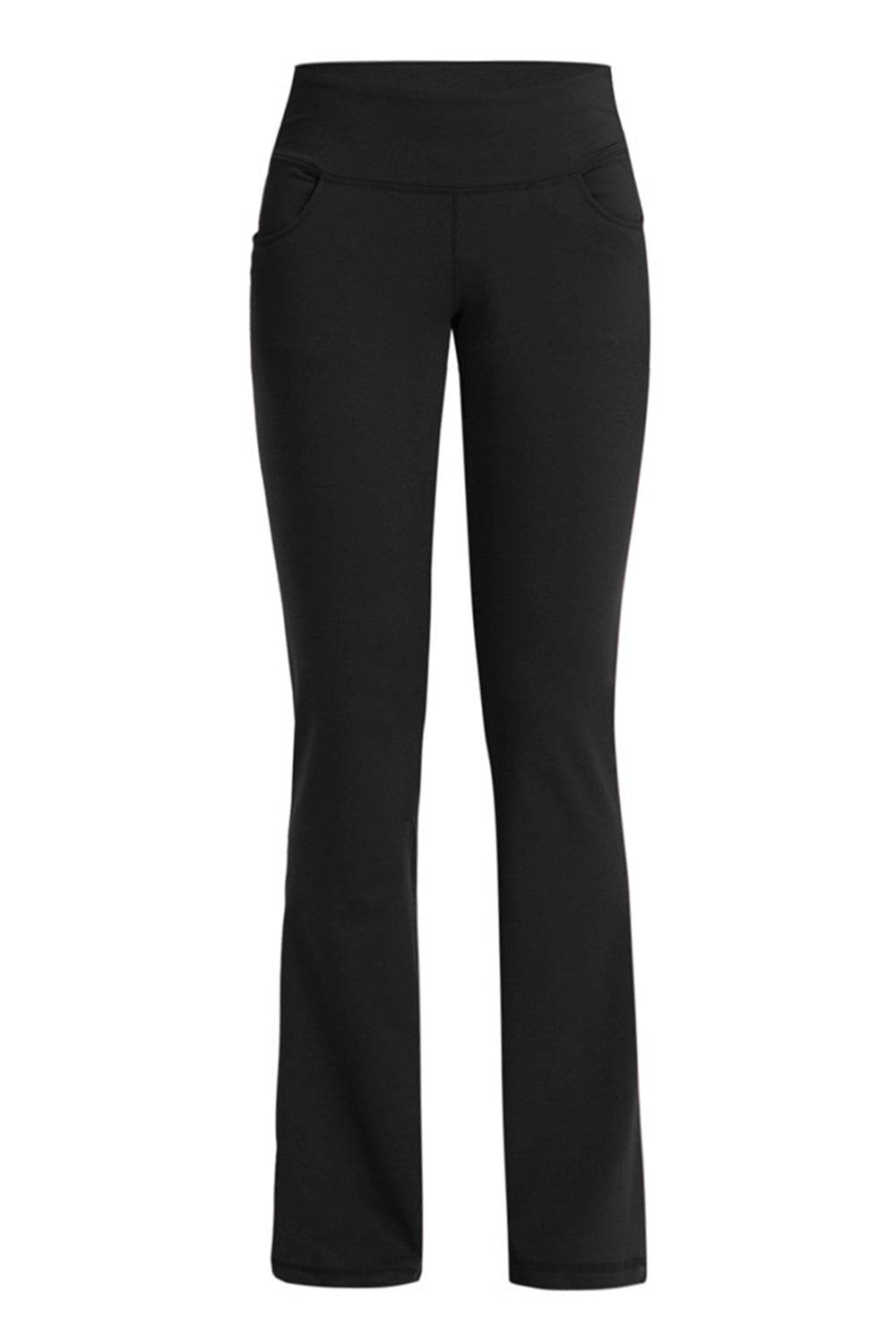 Pocketed High Waist Active Pants - Delanoir