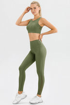 High Waist Skinny Active Pants - Delanoir