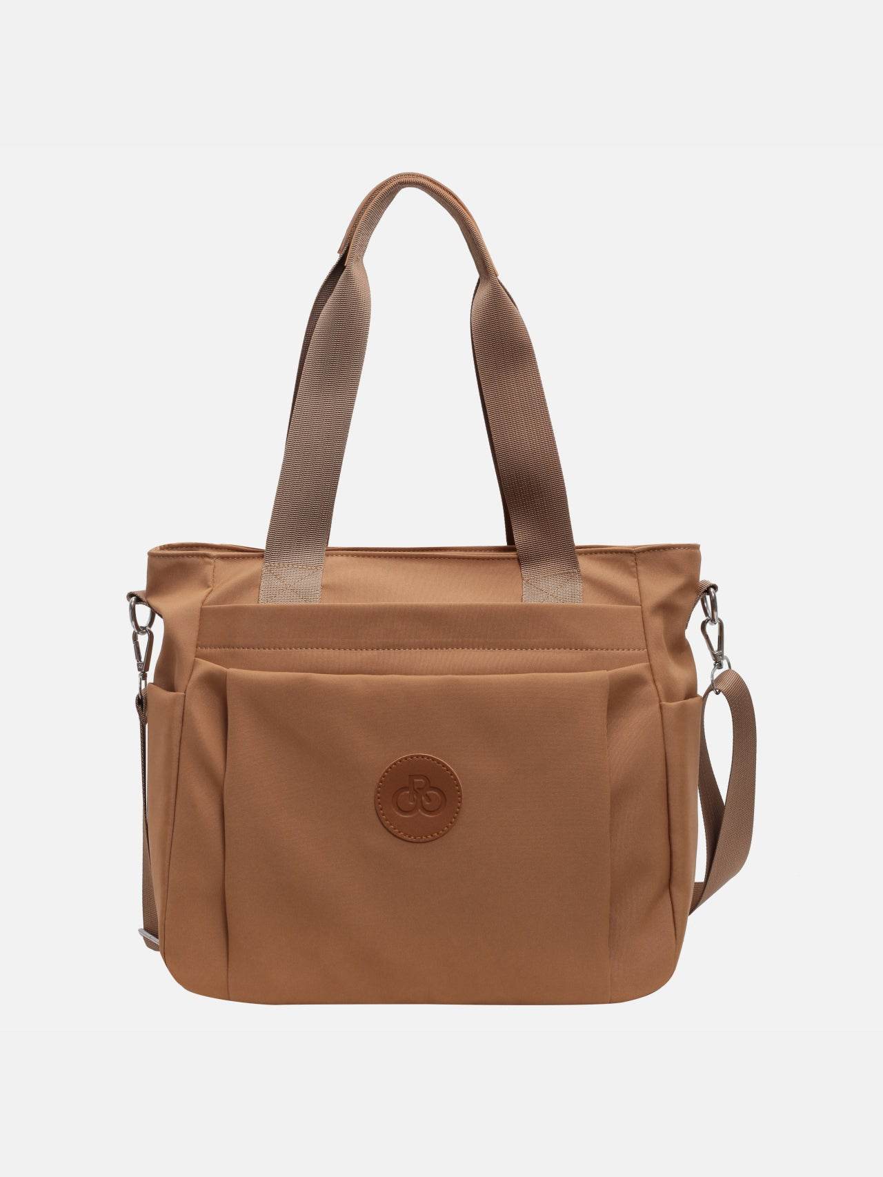 Nylon Solid Color Tote Bag - Delanoir