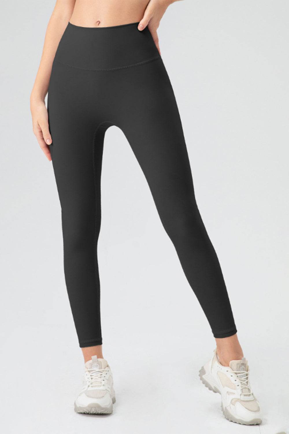 High Waist Skinny Active Pants - Delanoir