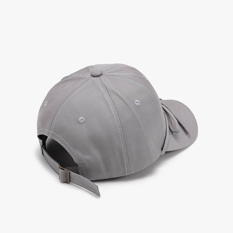 Tied Bow Cotton Baseball Cap - Delanoir