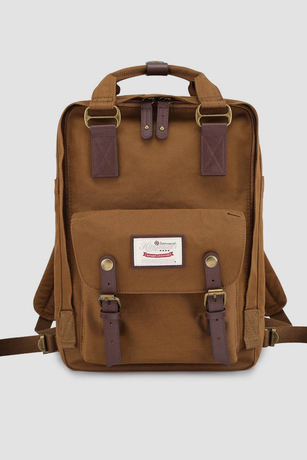 Himawari Contrast Waterproof Nylon Backpack Bag - Delanoir