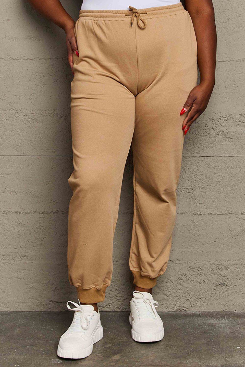 Simply Love Full Size Drawstring Sweatpants - Delanoir
