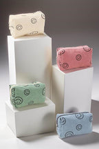 Zenana Smiley Face Corduroy Cosmetic Pouch - Delanoir