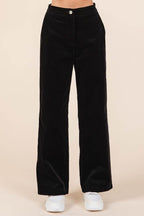 Mittoshop Corduroy Back Elastic Waist Pants - Delanoir