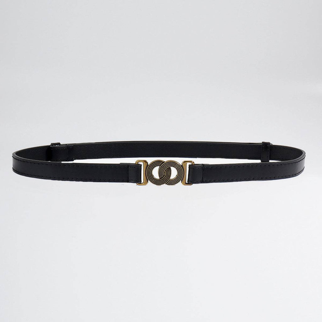 Alloy Buckle PU Belt - Delanoir