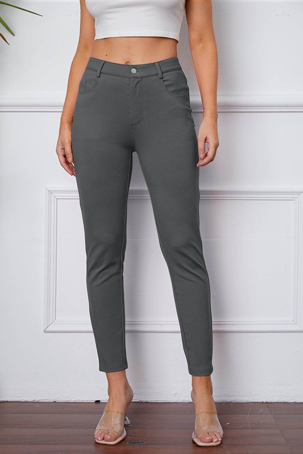 StretchyStitch Pants by Basic Bae - Delanoir