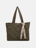 Quilted Nylon Large Tote Bag - Delanoir