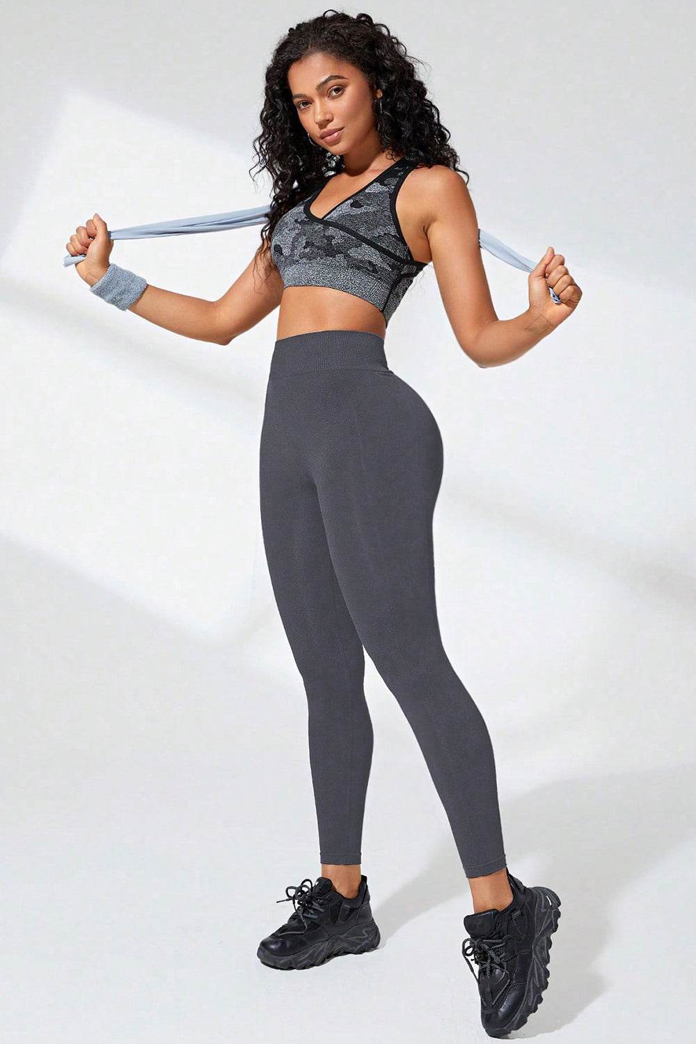 High Waist Active Leggings - Delanoir