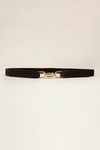 Alloy Buckle Elastic Belt - Delanoir