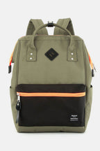 Himawari Contrast Waterproof Backpack Bag with Reinforced Edges - Delanoir