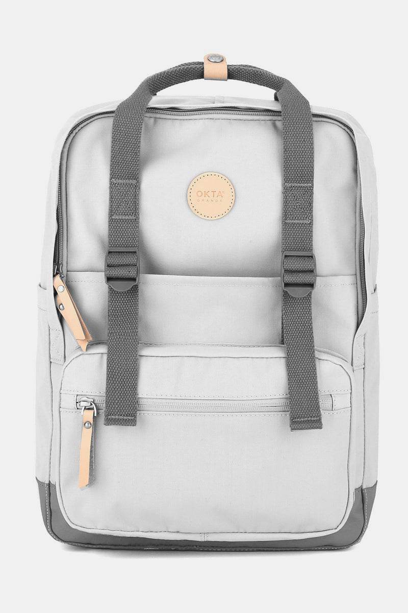 Himawari Waterproof Canvas Backpack Bag with Side Pockets - Delanoir