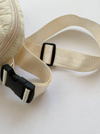 Bubble Texture Adjustable Strap Crossbody Bag - Delanoir