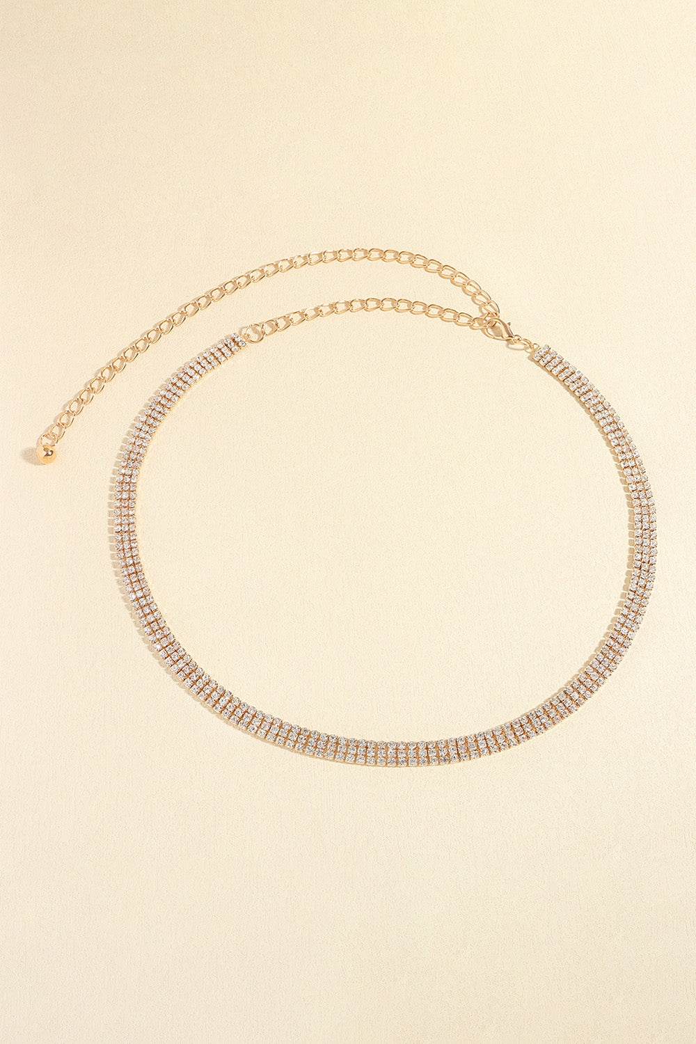 Rhinestones Alloy Belt - Delanoir