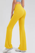 High Waist Straight Active Pants - Delanoir