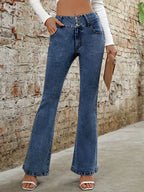 Bootcut Jeans with Pockets - Delanoir
