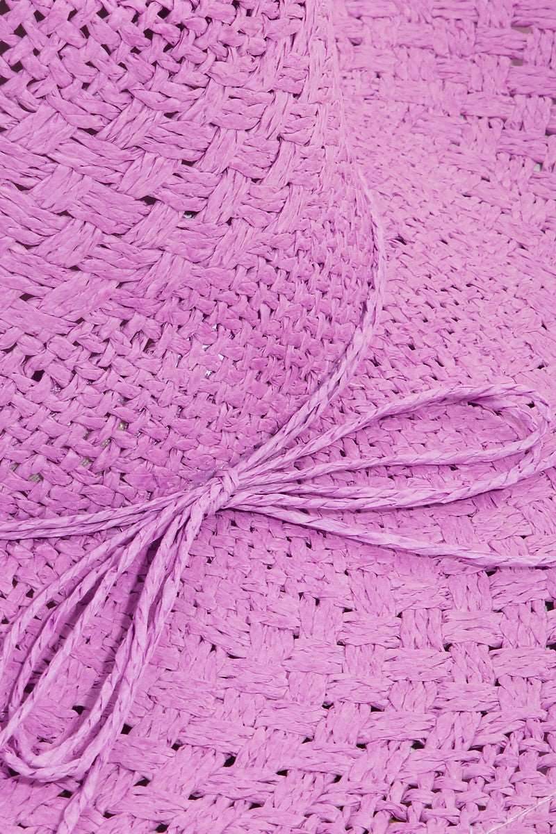 Fame Straw Braided Sun Hat - Delanoir