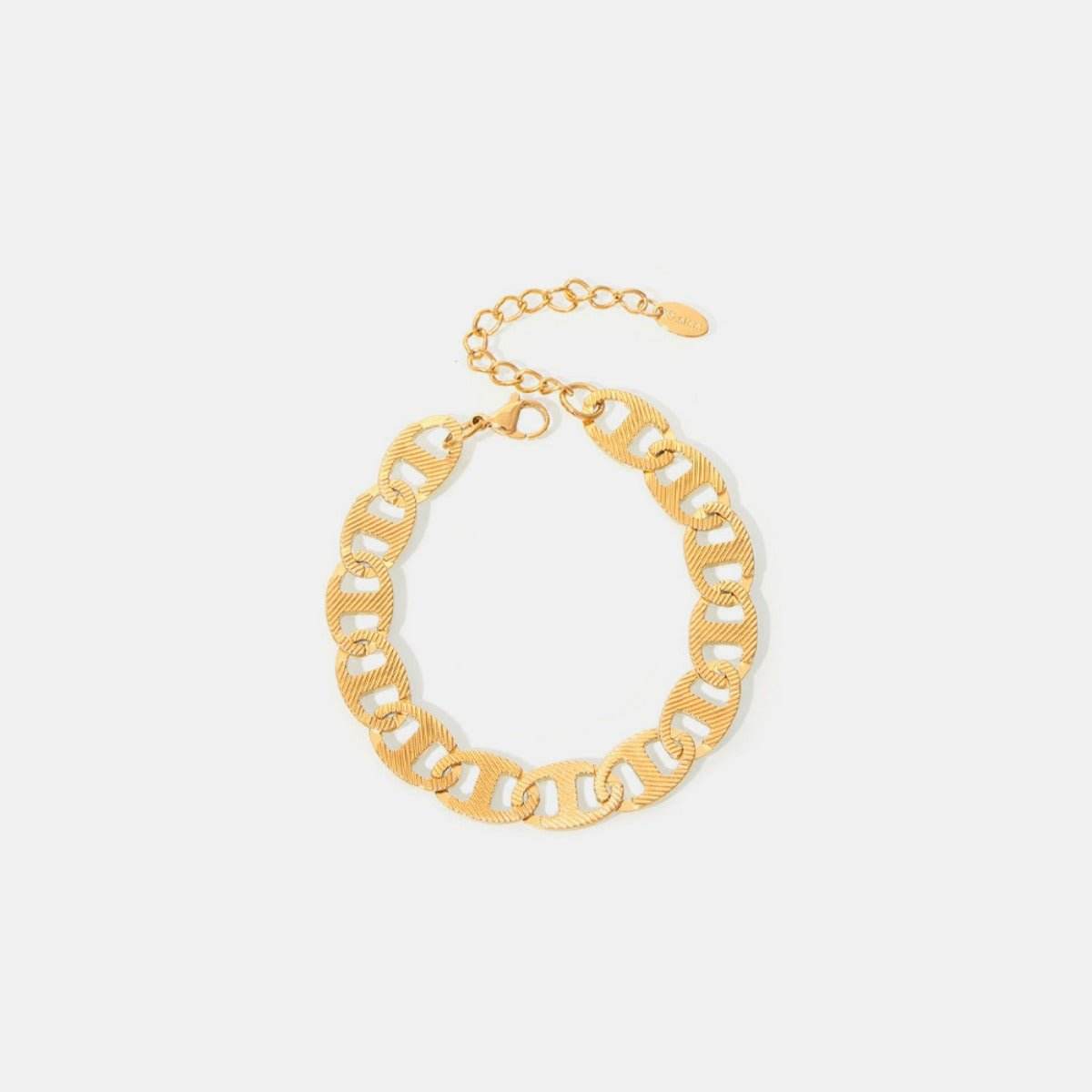 18K Gold-Plated Stainless Steel Chain Bracelet - Delanoir