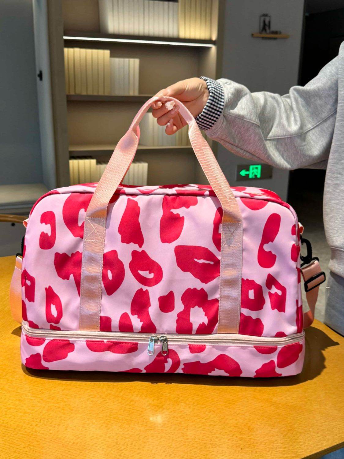 Oxford Cloth Leopard Travel Bag - Delanoir