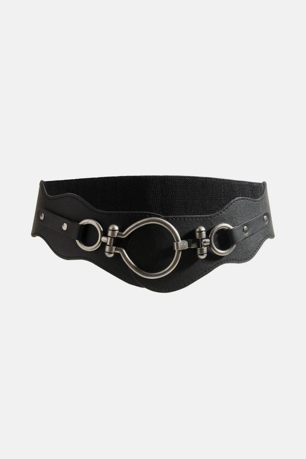 PU Leather Zinc Alloy Buckle Belt - Delanoir
