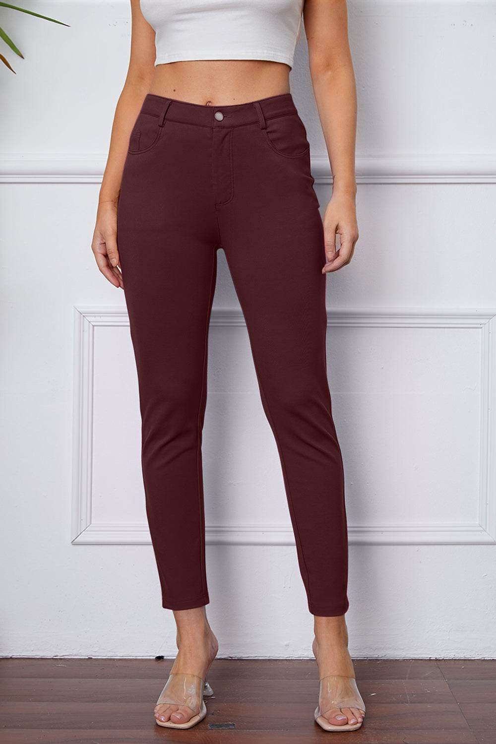 StretchyStitch Pants by Basic Bae - Delanoir