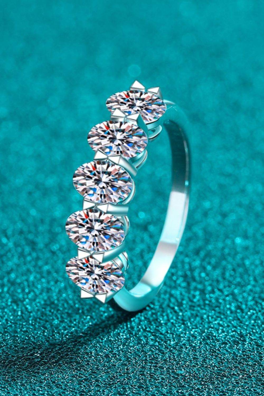 2.5 Carat Moissanite 925 Sterling Silver Ring - Delanoir