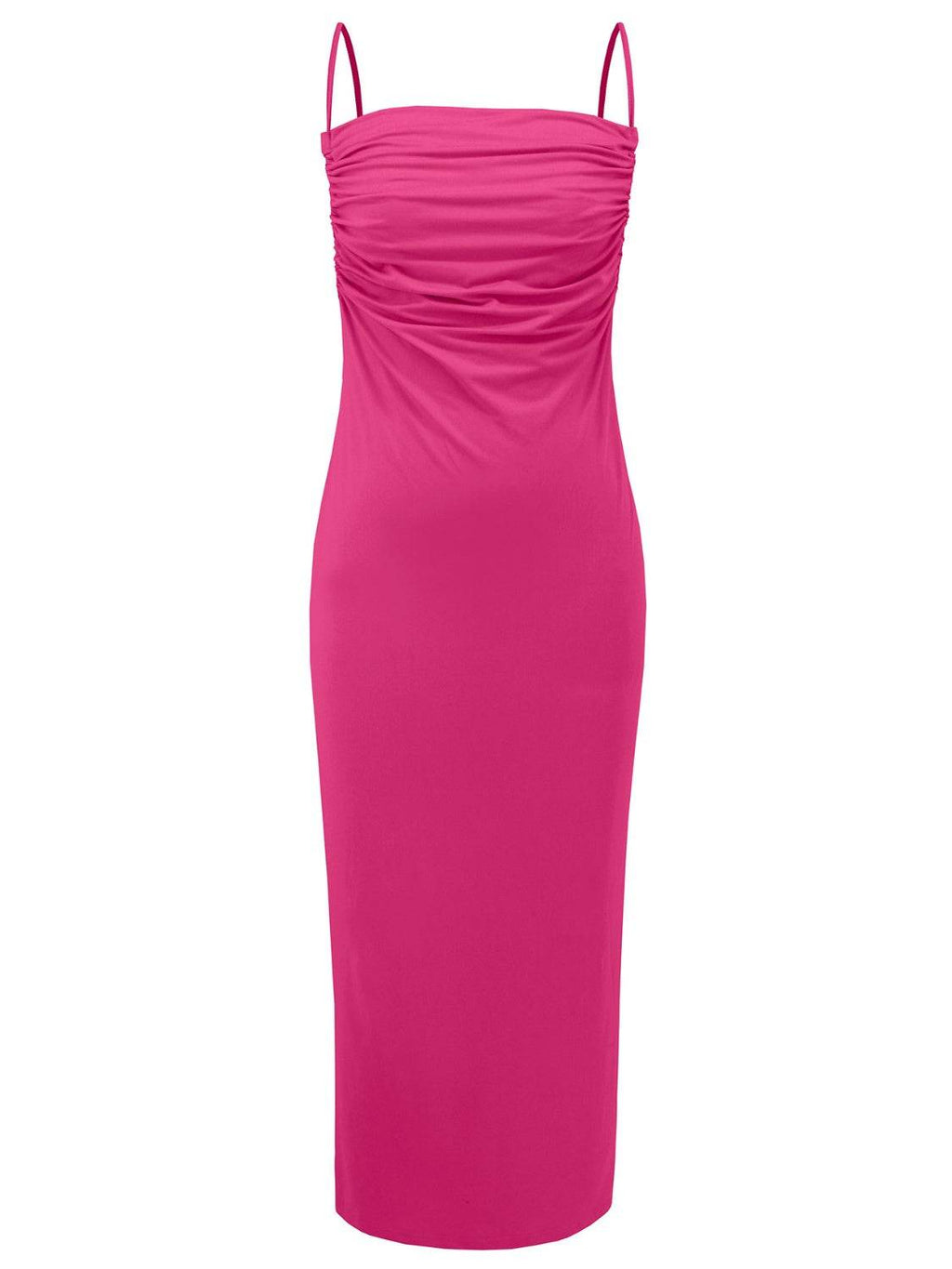 Backless Cowl Neck Sleeveless Cami Dress - Delanoir