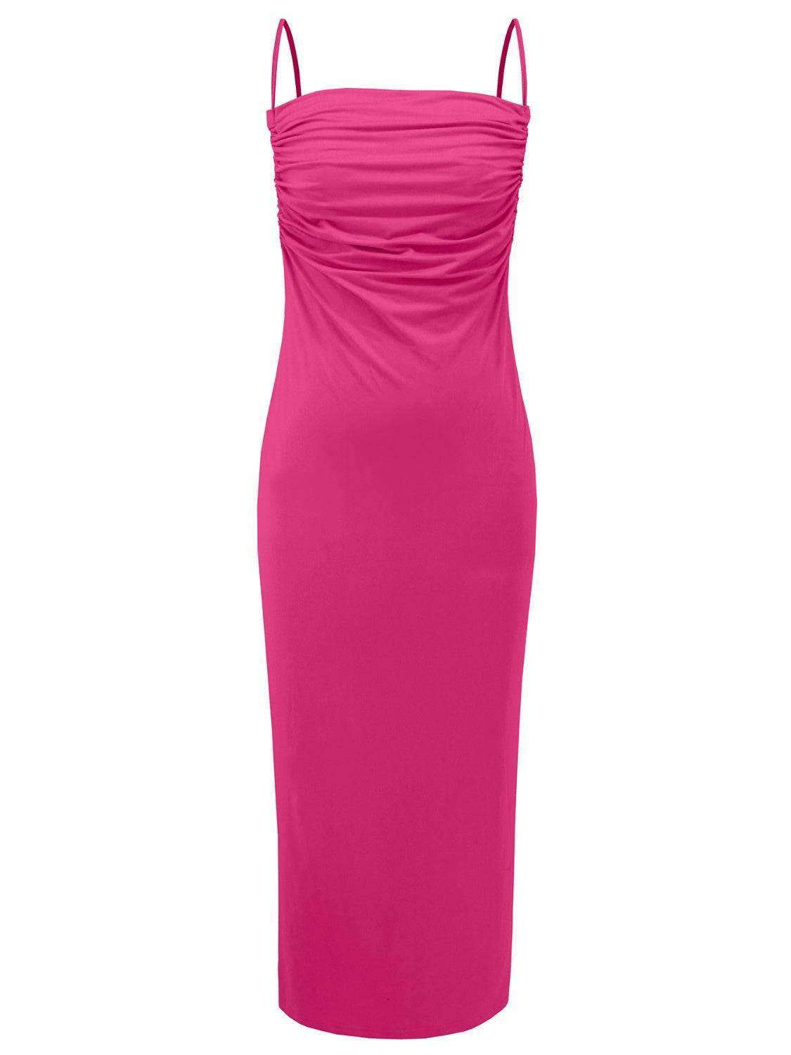 Backless Cowl Neck Sleeveless Cami Dress - Delanoir