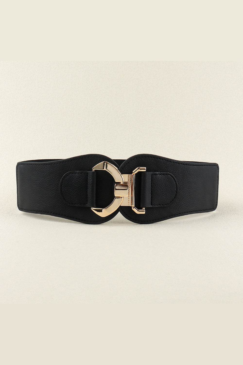 Alloy Buckle Elastic Belt - Delanoir