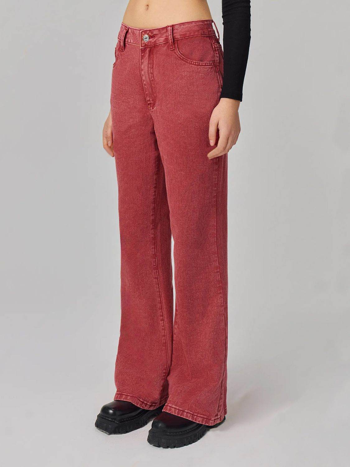 Bootcut Jeans with Pockets - Delanoir