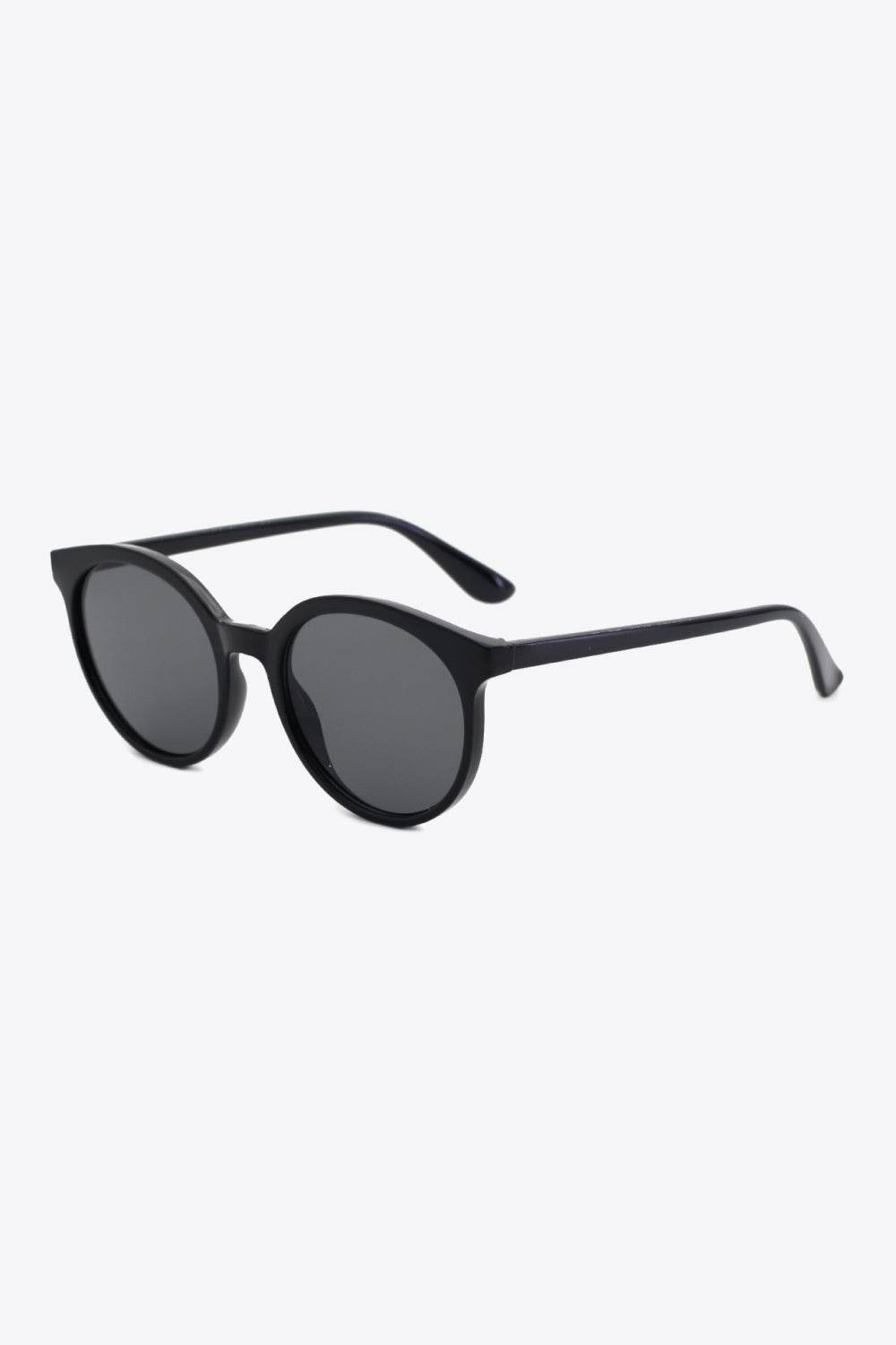 Round Full Rim Polycarbonate Frame Sunglasses - Delanoir