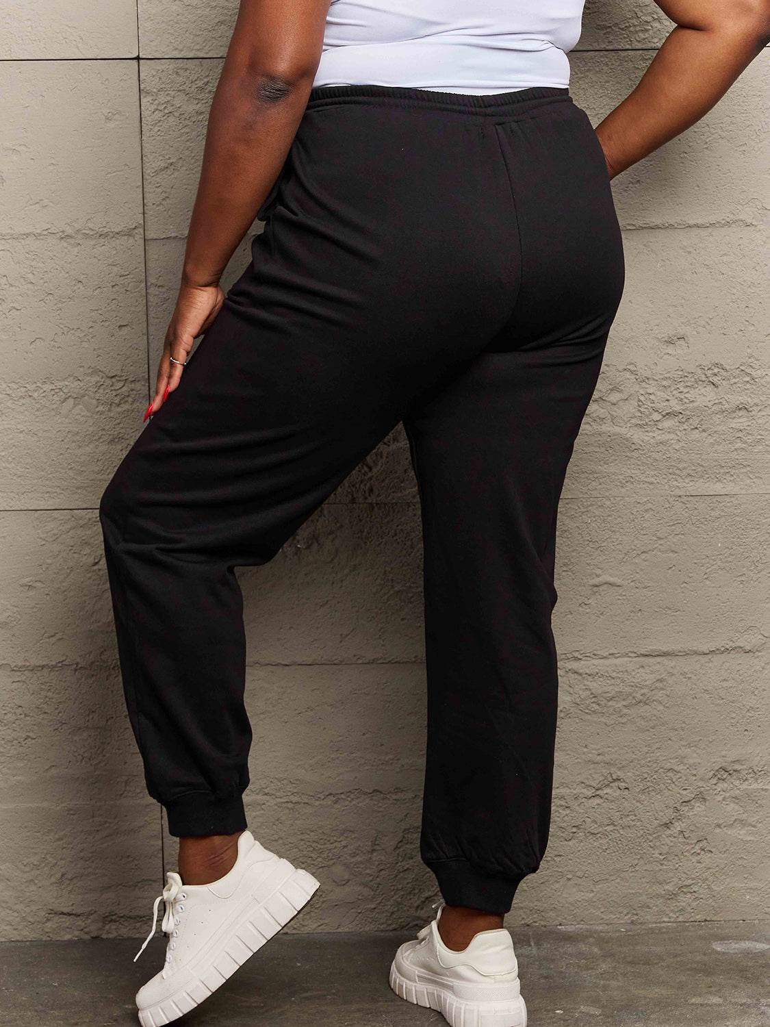 Simply Love Full Size Drawstring Sweatpants - Delanoir