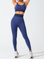 Scoop Neck Cami and High Waist Leggings Active Set - Delanoir