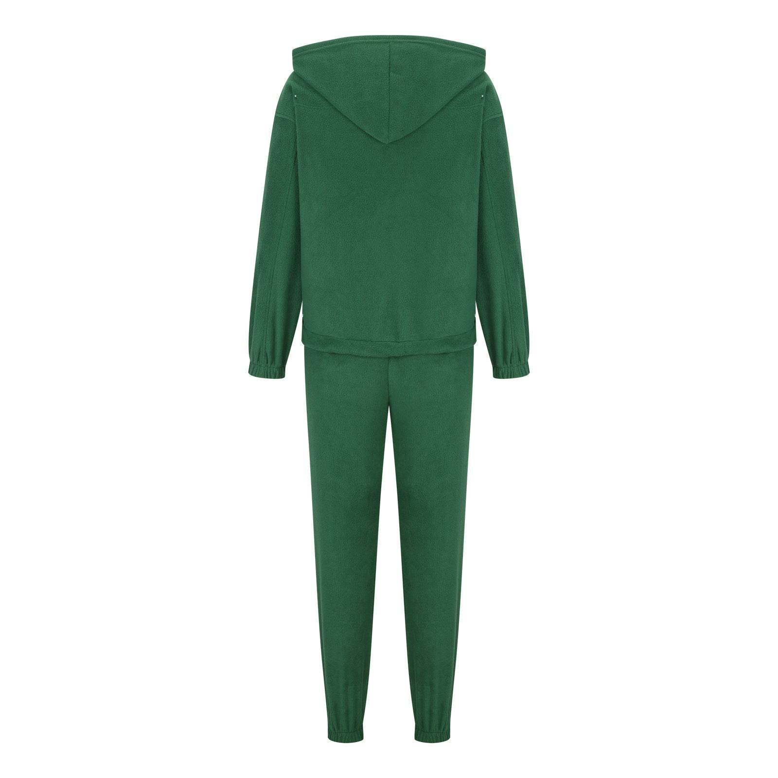 Zip Up Long Sleeve Hoodie and Joggers Set - Delanoir