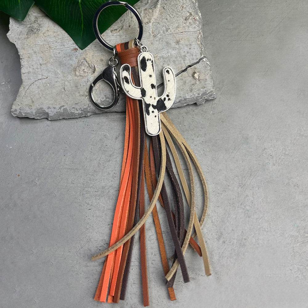 Cactus Keychain with Tassel - Delanoir