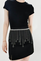 Fringe Chain Alloy Belt - Delanoir