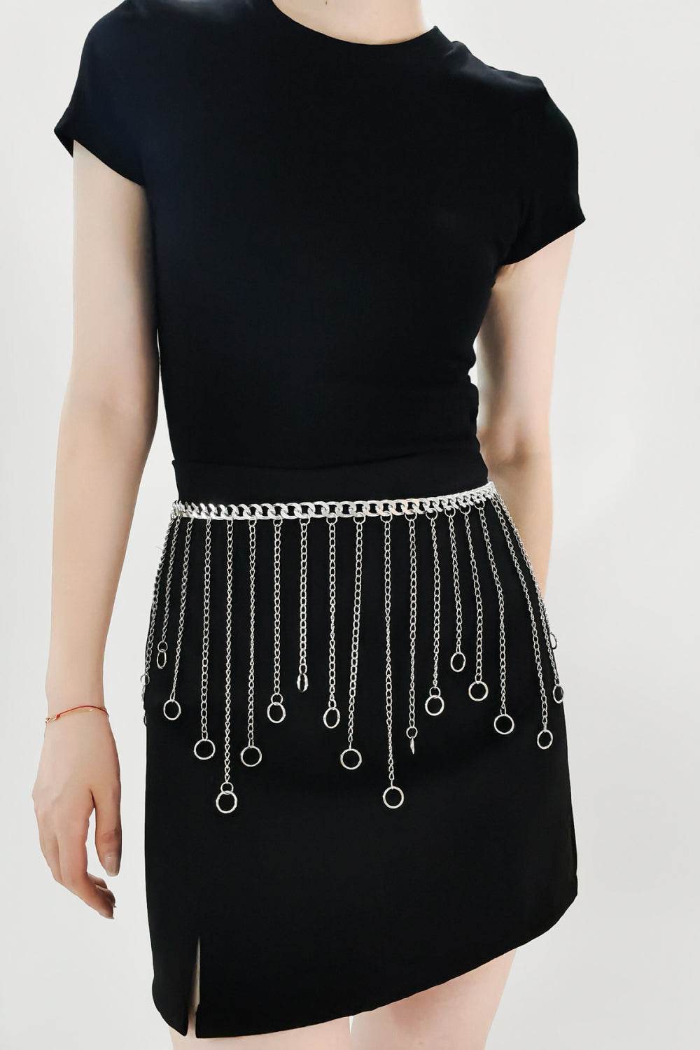 Fringe Chain Alloy Belt - Delanoir