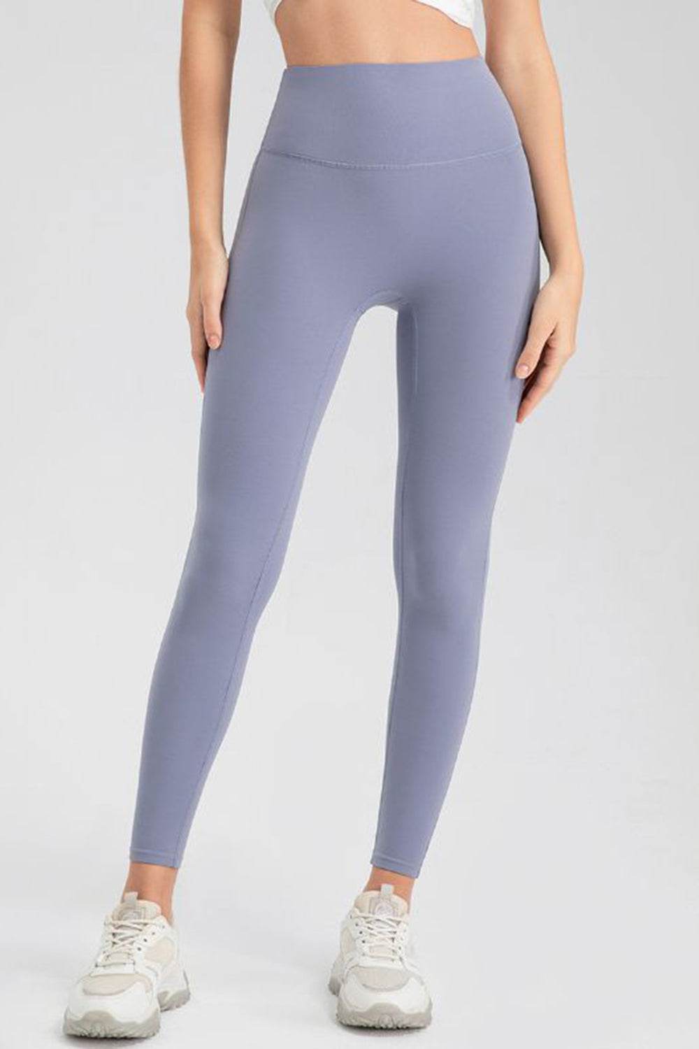 High Waist Skinny Active Pants - Delanoir