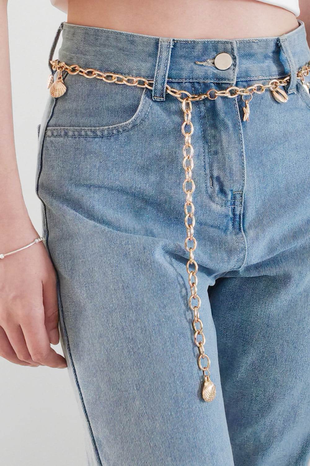 Ocean Element Charm Chain Belt - Delanoir