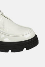 Forever Link Buckled Platform Lug Sole Loafers - Delanoir