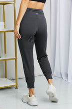 Leggings Depot Full Size Wide Waistband Cropped Joggers - Delanoir