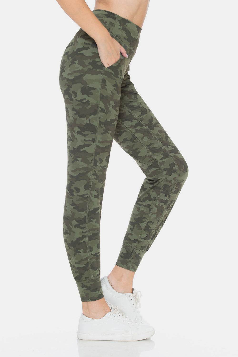 Leggings Depot Camouflage High Waist Leggings - Delanoir