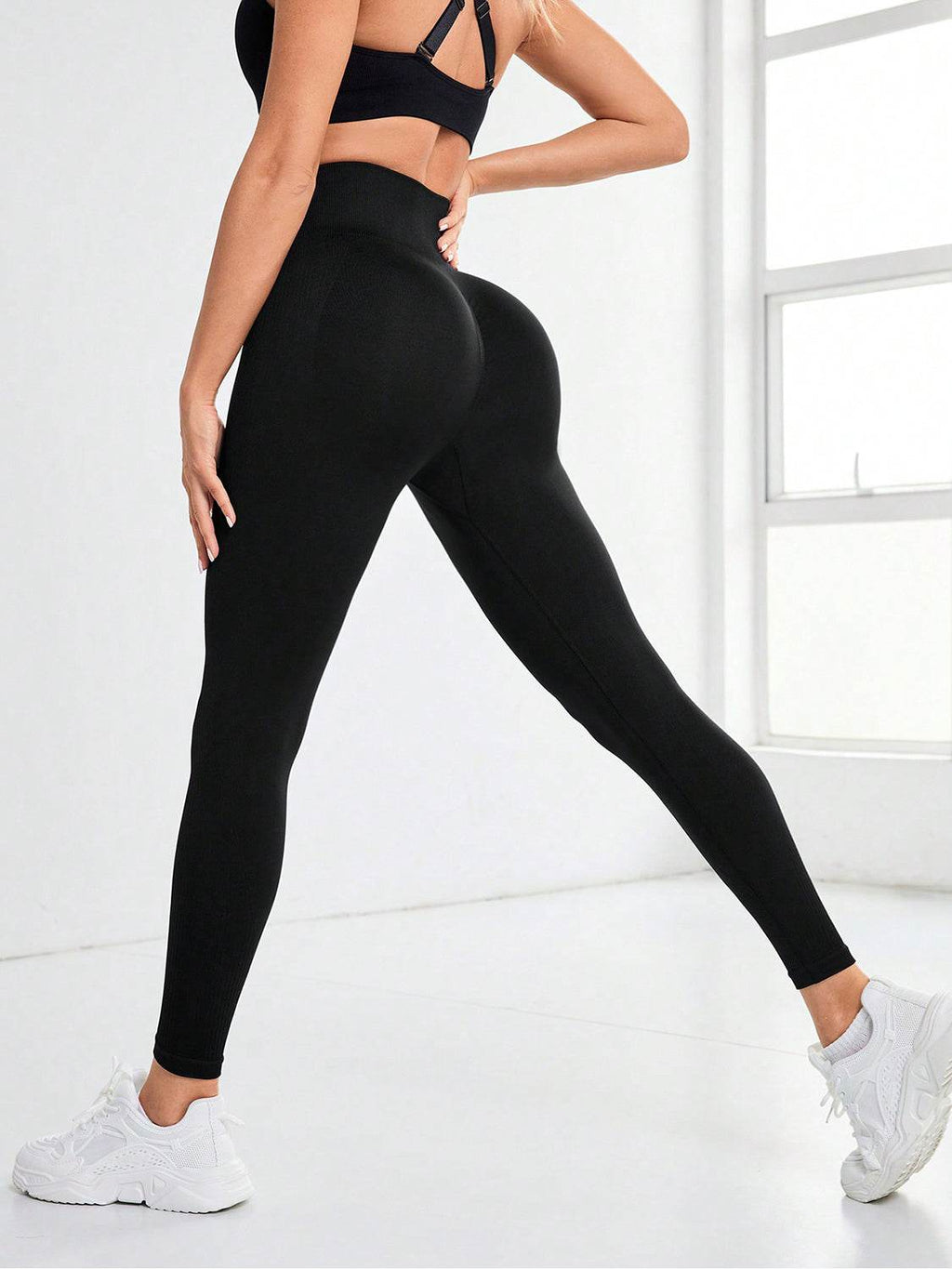High Waist Active Leggings - Delanoir