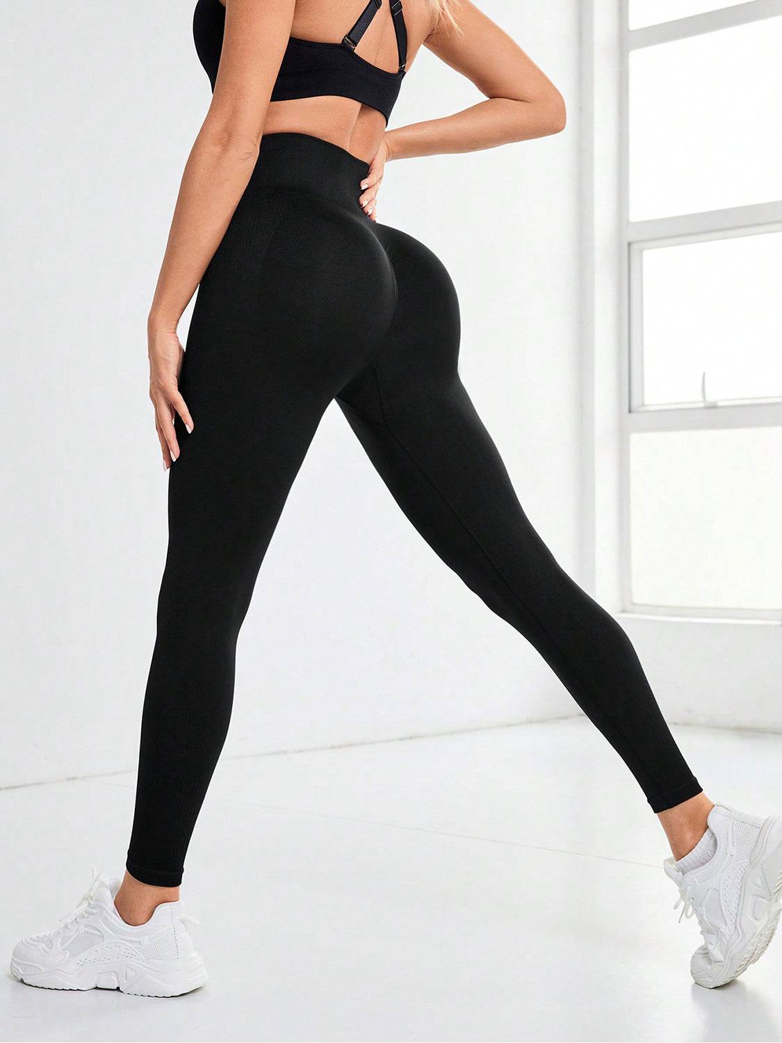 High Waist Active Leggings - Delanoir