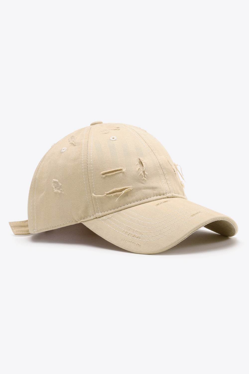 Distressed Adjustable Baseball Cap - Delanoir