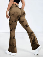 Tie-Dye High Waist Active Leggings - Delanoir