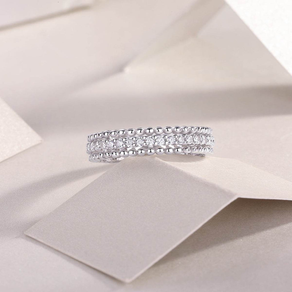 Moissanite 925 Sterling Silver Ring - Delanoir