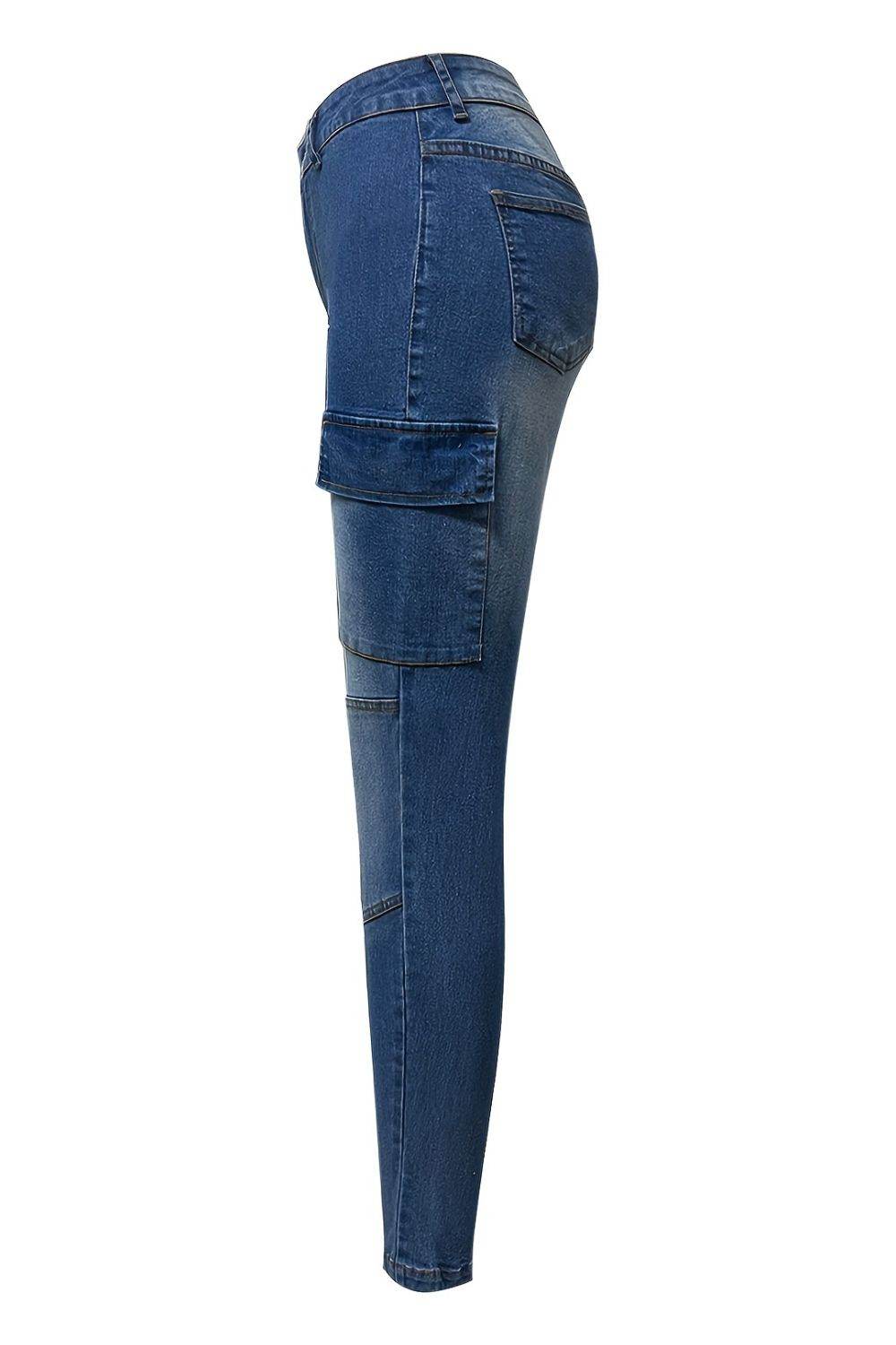 Skinny Jeans with Pockets - Delanoir