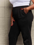 Simply Love Full Size Drawstring Sweatpants - Delanoir