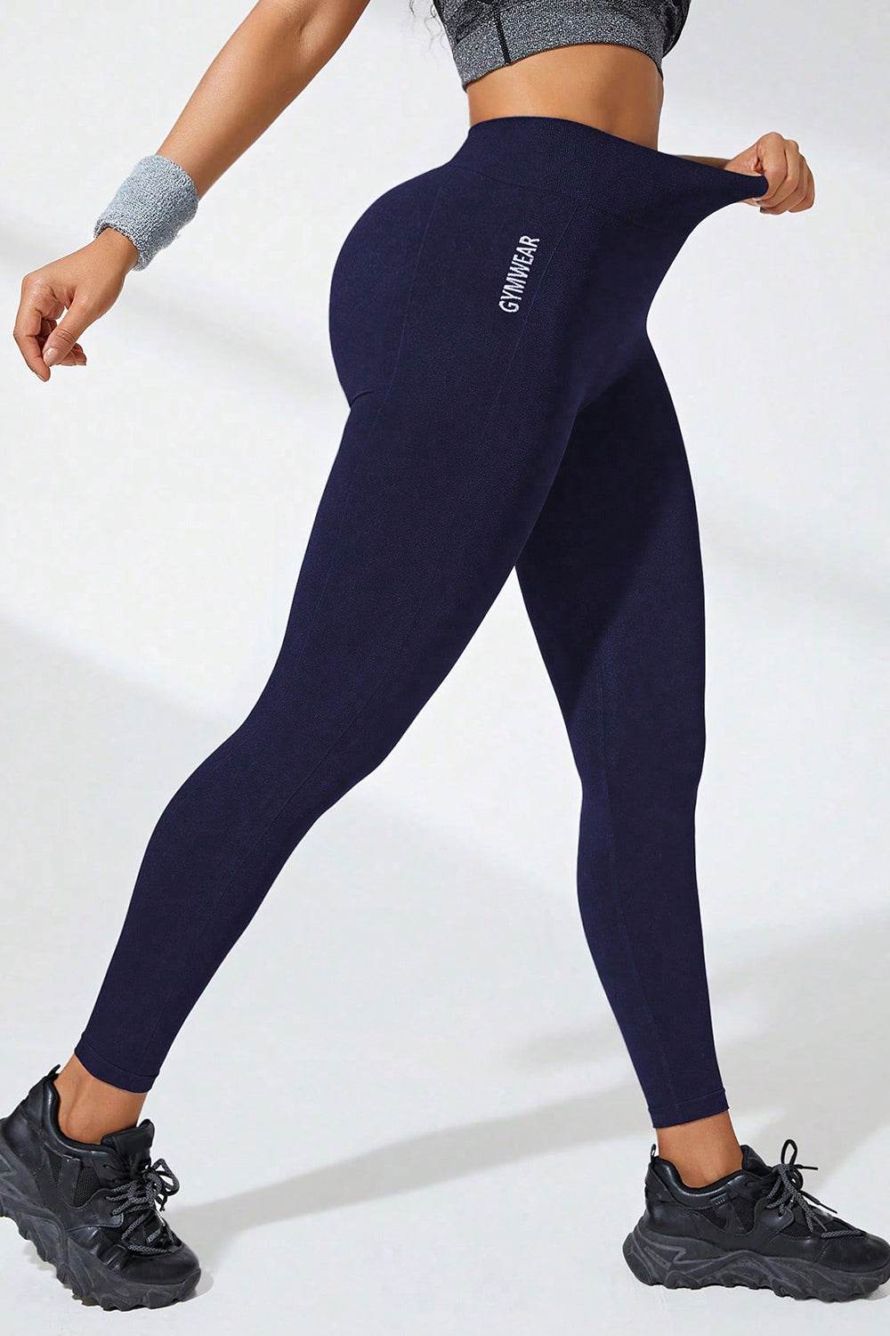 High Waist Active Leggings - Delanoir